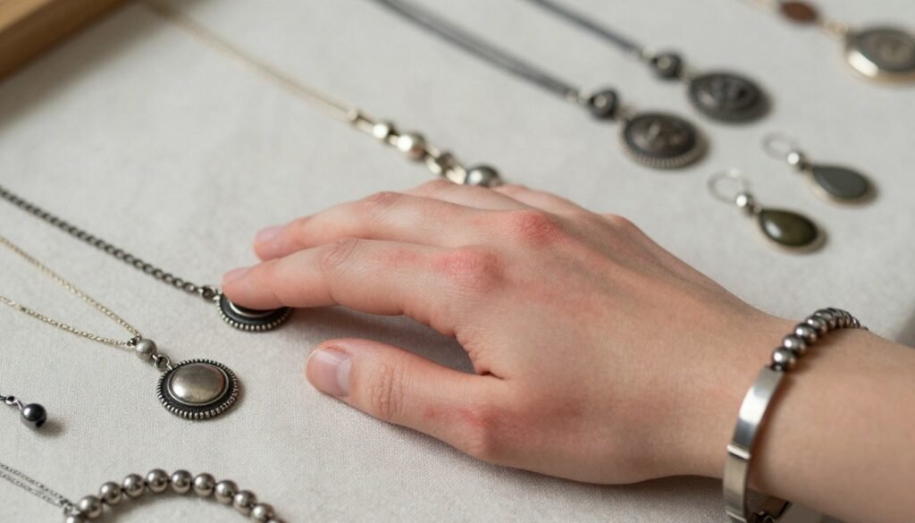 Skin sensitivity and metal allergies in costume jewellery