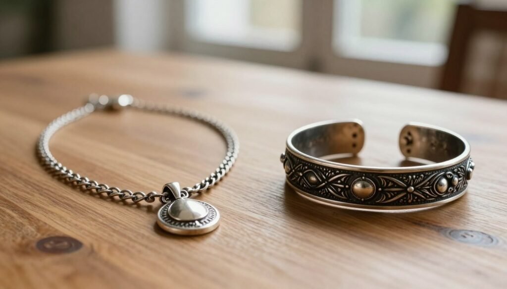 german silver vs oxidized jewelry