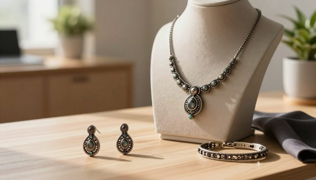 trendy oxidised jewelry